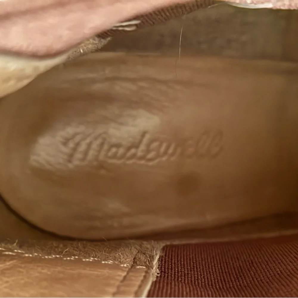 Madewell “The Regan Boot” Leather Chelsea Ankle Pull-On Minimalist Capsule 8.5